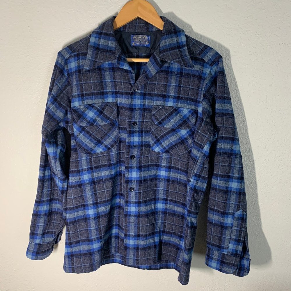 Vintage Pendleton Plaid Wool Button Down